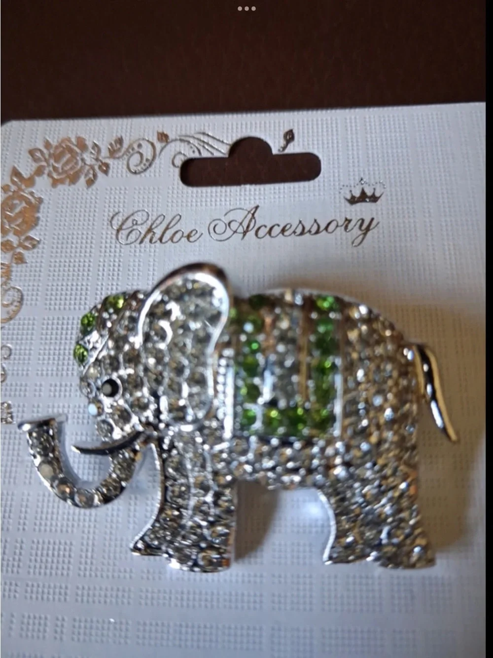 Chloe Accessory silver tone